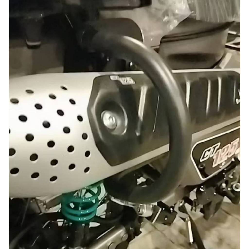 การ์ด ครอบท่อ CT125 2020+ / บาร์คาดท่อ Honda CT125   🐱‍👤o