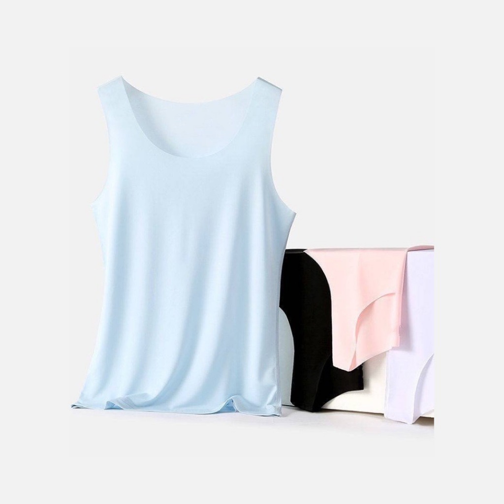 AIRMILL® เสื้อกล้ามผู้หญิง นุ่ม ไม่ยับง่ายๆ ไม่ต้องรีด ซับเหงื่อ ระบายอากาศ แห้งไว Anti-bacteria