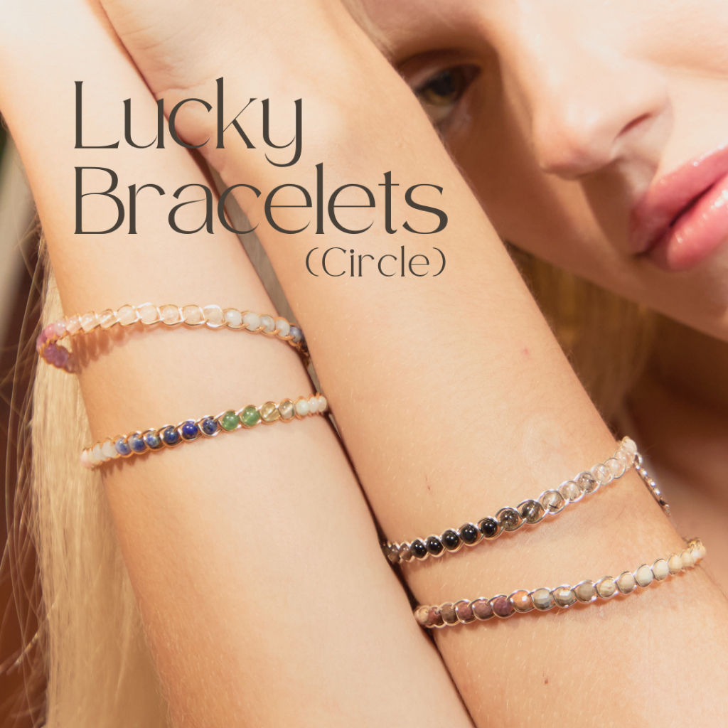 Circle Lucky Bracelets กำไลข้อมือหินนำโชค หินมงคล DIY