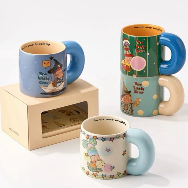 SOCCA HOME x TWINKLE TWINKLE แก้วน้ำจัมโบ้ ขนาด 630 ml. แถมสติกเกอร์ Twinkle Twinkle