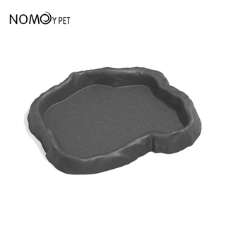 Nomoy pet ถาดใส่อาหาร ถาดใส่น้ำ รูปทรงสวยงาม ขนาดกลาง และ ใหญ่