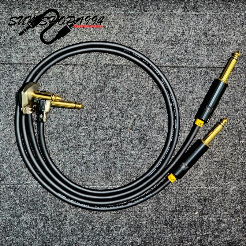 สายพ่วงเอฟเฟค หัว REAN ตรง-งอ / Mogami Japan คุณภาพสูง