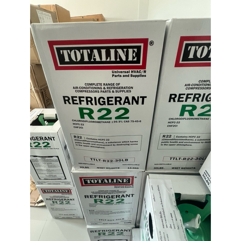 TOTALINE น้ำยาแอร์ R22 ถังใหญ่ ขนาด 13.6 Kg.