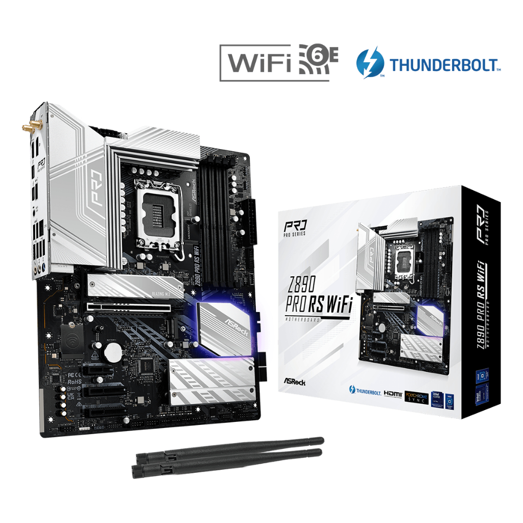 MAINBOARD (เมนบอร์ด) ASROCK Z890 Pro RS WiFi