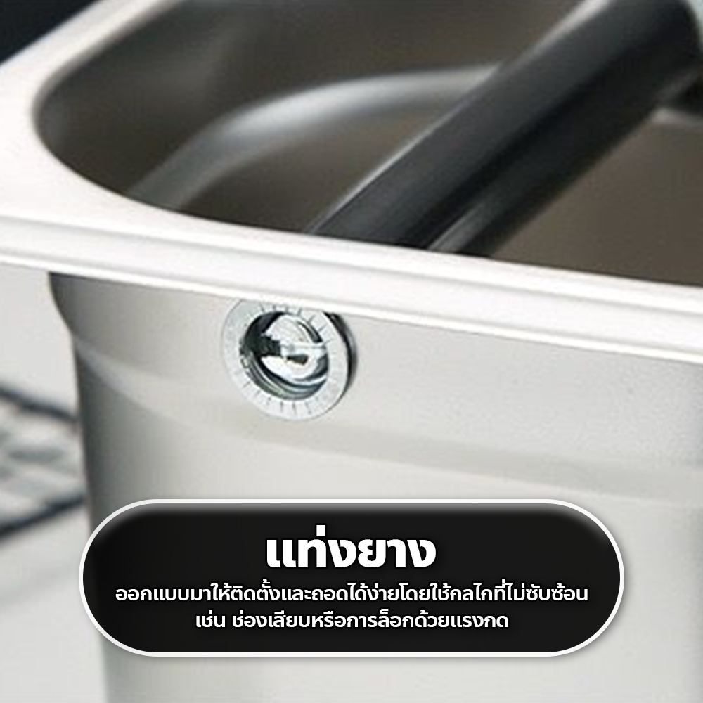 พร้อมจัดส่ง สแตนเลส กล่องกากกาแฟ ที่เคาะกาแฟ ขนาด 1.7L อุปกรณ์สำหรับกาแฟ สแตนเลส - รูปที่ 5