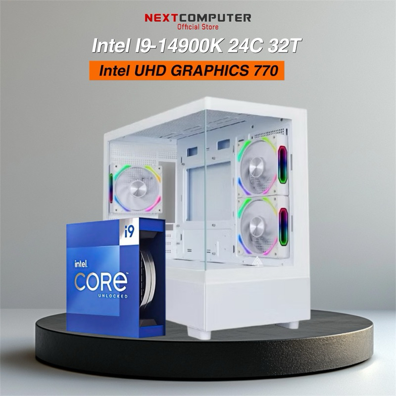 Nextcomputer I9-14900K I [SKU0025] RAM 32GB I PSU700W I M.2 512GB I CASE ตู้ปลา