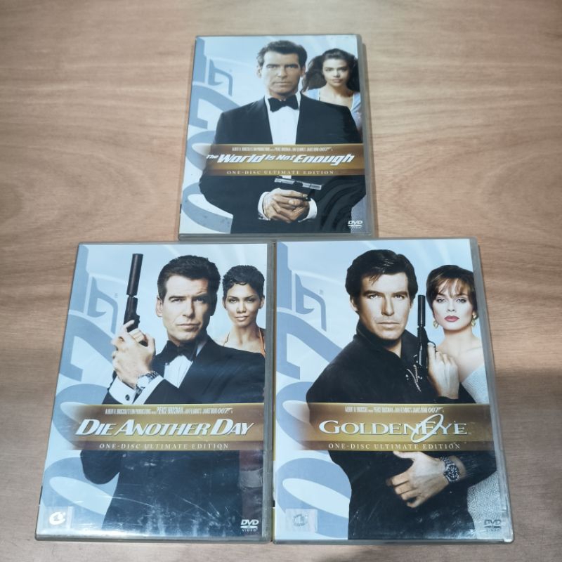 DVD ลิขสิทธิ์แท้ 007 3 ภาค The world is not enough - die another Day - GoldenEye ซับเสียง ไทยทุกภาค