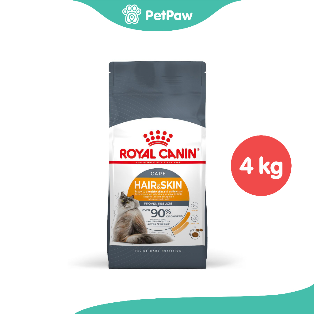 Royal Canin HAIR & SKIN CARE แมวโตบำรุงขนและผิวหนัง 4 kg