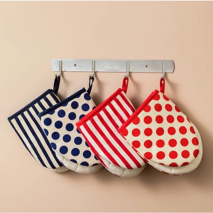 ถุงมือกันความร้อน สไตล์ญี่ปุ่น ถุงมือทำอาหาร ไมโครเวฟ เตาอบ ถุงมือผ้าแบบหนา