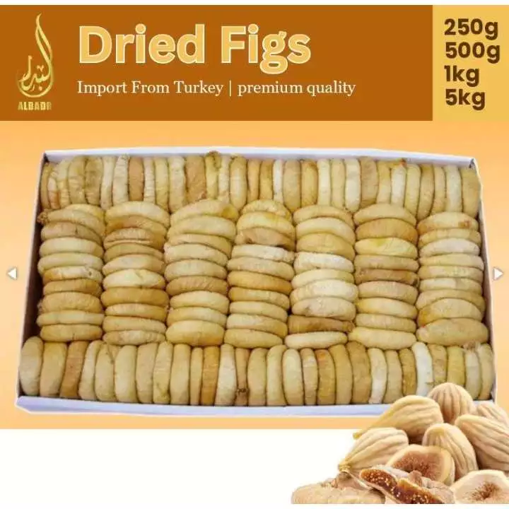 มะเดื่อฝรั่งอบแห้ง (Buahteen) Dried figs organic แบบชั่งกีโล ขนาด 350 กรัม