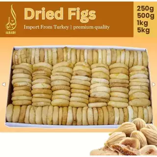 มะเดื่อฝรั่งอบแห้ง (Buahteen) Dried figs organic แบบชั่งกีโล ขนาด 350 กรัม
