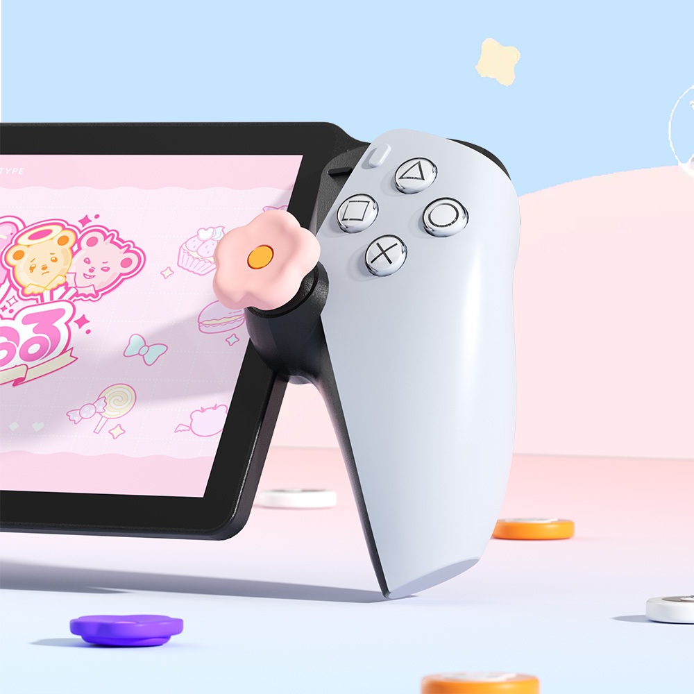 ครอบปุุ่ม ปุ่มยาง PS5 Portal / Nintendo Switch / OLED / LITEซิลิโคนนิ่ม ฝาครอบปุ่มจอยสติ๊กสําหรับ อุปกรณ์เสริมฝาครอบปุ่ม