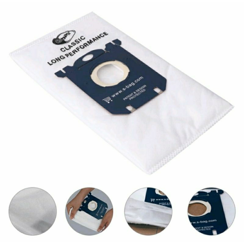 ถุงเก็บฝุ่น dust bag ถุงเก็บฝุ่นเครื่องดูดฝุ่น Philips Electrolux  S-Bag รุ่น FC8202 9130 HR8375