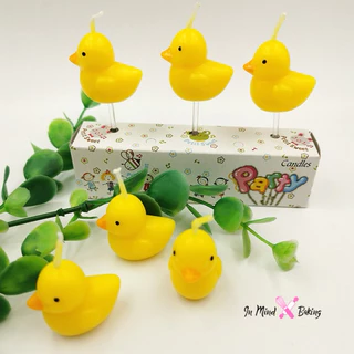 เทียนเป็ดน้อย เทียนวันเกิด(แพค3 ชิ้น)