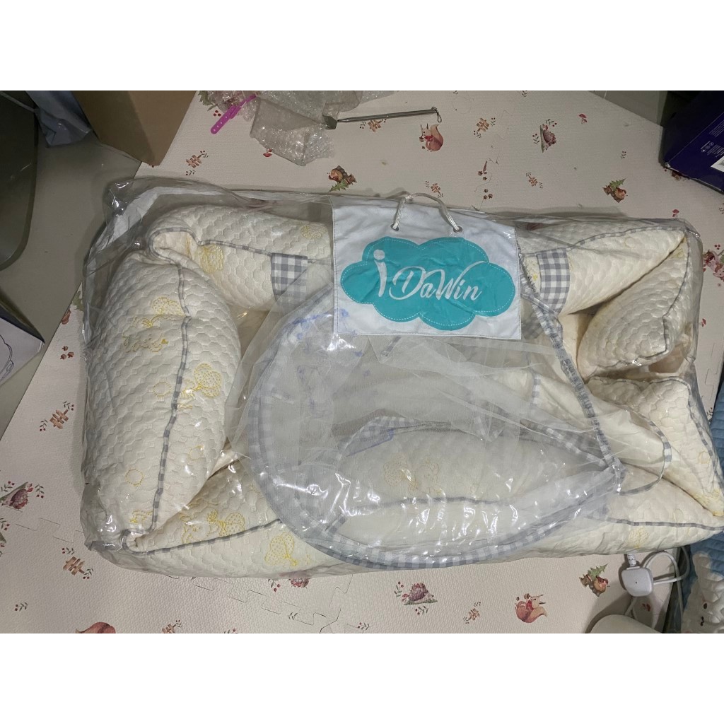 idawin ของใหม่แท้ ที่นอนเด็กรังนก ใช้ดีไม่ยุบ ไม่มีไรฝุ่นพร้อมมุ้ง ราคาเต็ม 3700