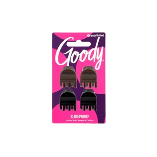 Goody กิ๊บหนีบผมขนาดกลาง 4 ชิ้น NEW 05554 Small Half Claw Clips, 4 CT