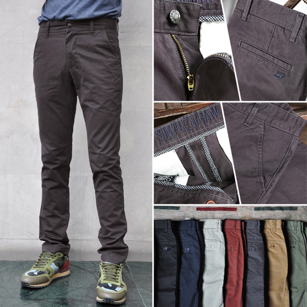 Simple&Raw - Sk814 Timber Chino (Charcoal)