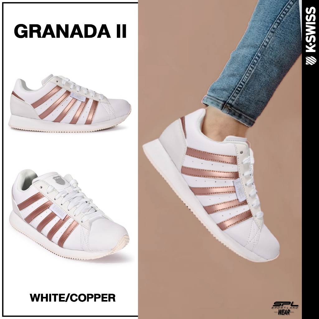 K-Swiss รองเท้าผ้าใบ รองเท้าลำลอง สำหรับผู้หญิง Women Granada II 96928-119 WHGL(1590)