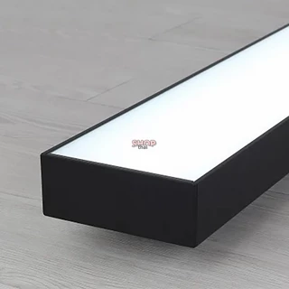 โคมไฟเพดานแขวน ห้อยสลิง โคมไฟออฟฟิต ไฟเพดาน LED Tube Light Fixture แสงขาว 6500K พร้อมชุดติดตั้ง