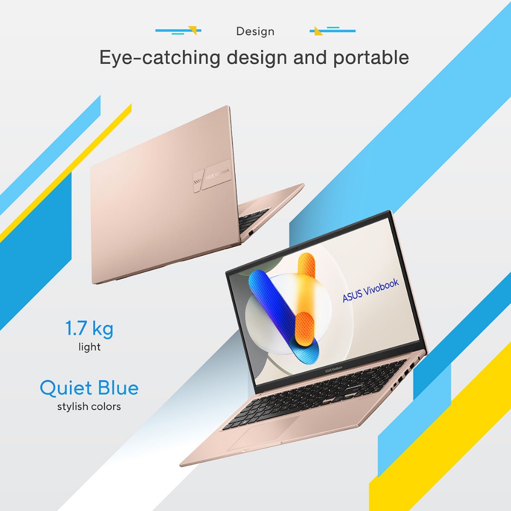 ASUS Vivobook 15 (X1504VA-ROSE365WA) 15.6" FHD, i3-1315U, 8GB DDR4, 512GB SSD, W11