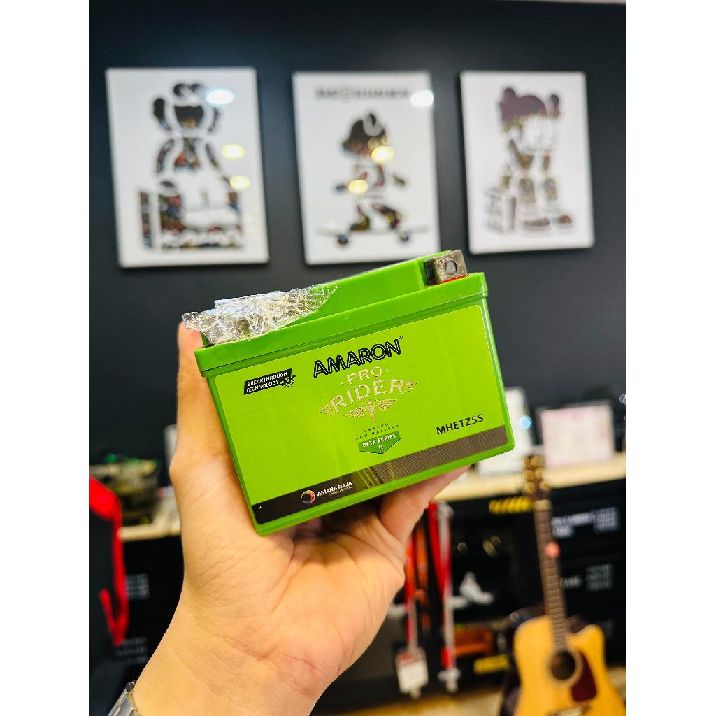 AMARON รุ่น ETZ5S แบตเตอรี่แห้ง 5 แอมป์ 12 โวลต์ มอเตอร์ไซค์ สำหรับ WAVE110 WAVE125 DREAM SCOOPY Click110 FINO GRAND FIL รูปที่ 2