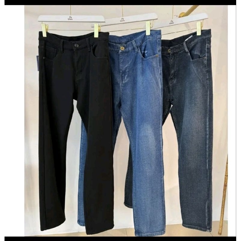 J25 ยีนส์บุขนชาย เนื้อผ้ายีนส์ยืด อุ่นมากได้ถึง-15 องศา - รูปที่ 2