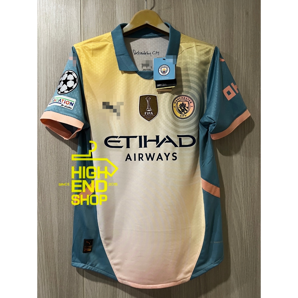 ใหม่ล่าสุด!! 2024/25 เสื้อบอล เกรด Player แมนซิตี้ Four Kit ชุดสี่ เสื้อเปล่า หรือ พร้อมอามและเบอร์ชื่อ