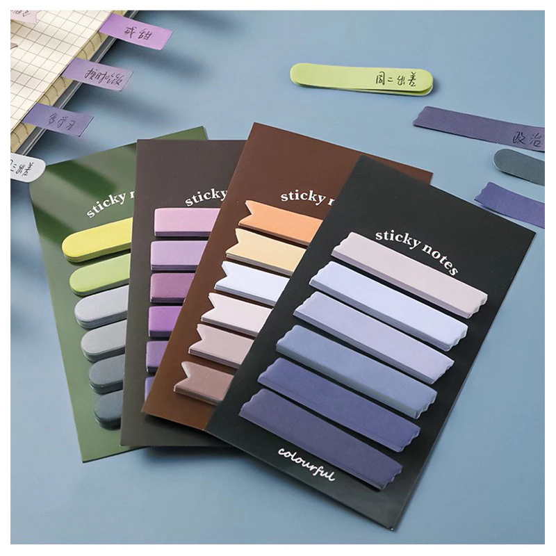 <พร้อมส่ง> กระดาษโน๊ตกาว Sticky Note 🎗️Ribbin🎗️ริบบิ้น 100แผ่น 12สี เครื่องเขียน โน๊ตกาว โพอิท เมมโม Memo