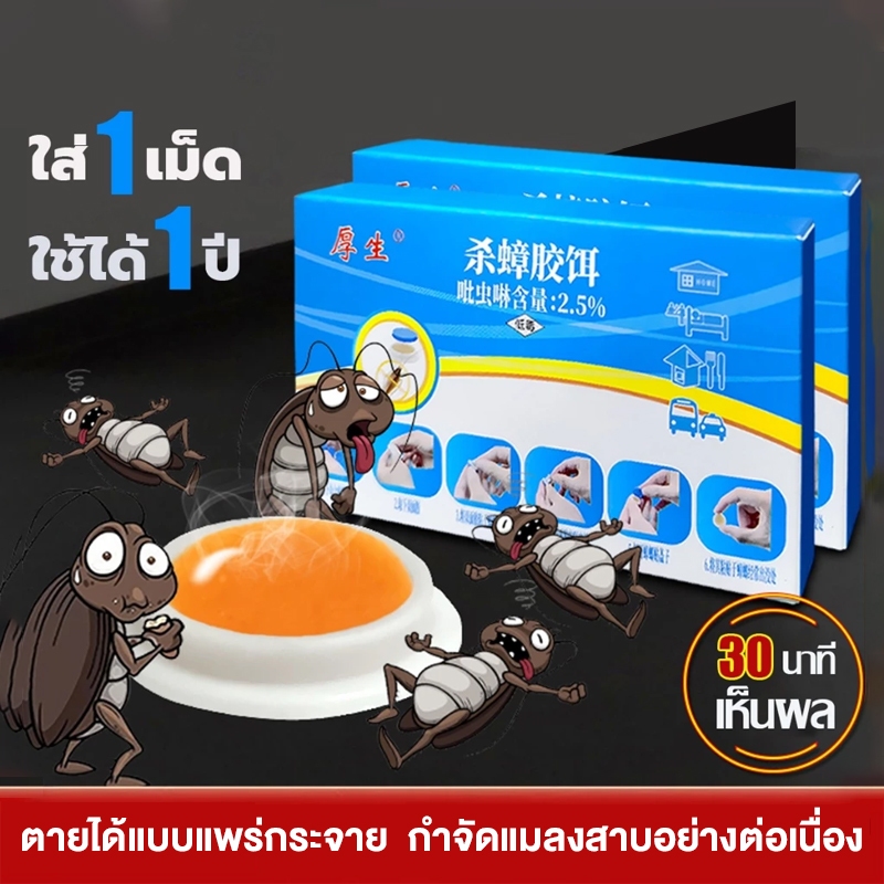ไม่มีแมลงสาบ 3 ปี เหยื่อกำจัดแมลงสาบ กําจัดแมลงสาบ ยากําจัดแมลงสาบ ไล่แมลงสาบ ปลอดภัยสำหรับมนุษย์และสัตว์