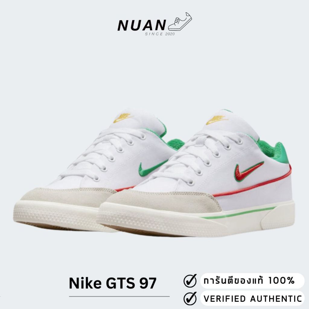 **สินค้ามีปัญหาเรื่องกาวและตำหนิเหลือง  Nike GTS 97 DX2944-100 ของแท้ 100% การันตี ของเเท้ รองเท้าผ้าใบ รองเท้าลำลอง