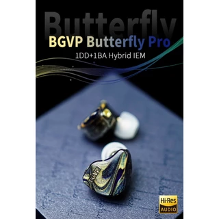 [ประกันศูนย์ไทย] BGVP Butterfly Pro หูฟัง IEMs Hybrid 2 ไดรเวอร์ 1DD+1BA รองรับ Hi-Res