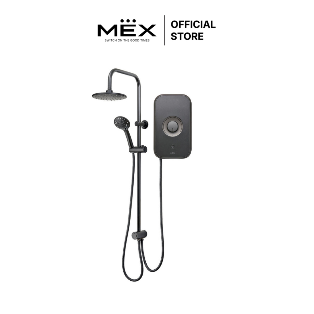 MEX เครื่องทำน้ำอุ่น 6000W : รุ่น CODE 6E (RMB) : With Rain Shower