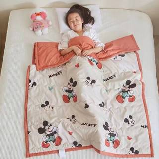 ผ้าห่มเด็ก ลายการ์ตูนดิสนีย์ พร้อมถุงซิป เนื้อนุ่ม ห่มแล้วไม…