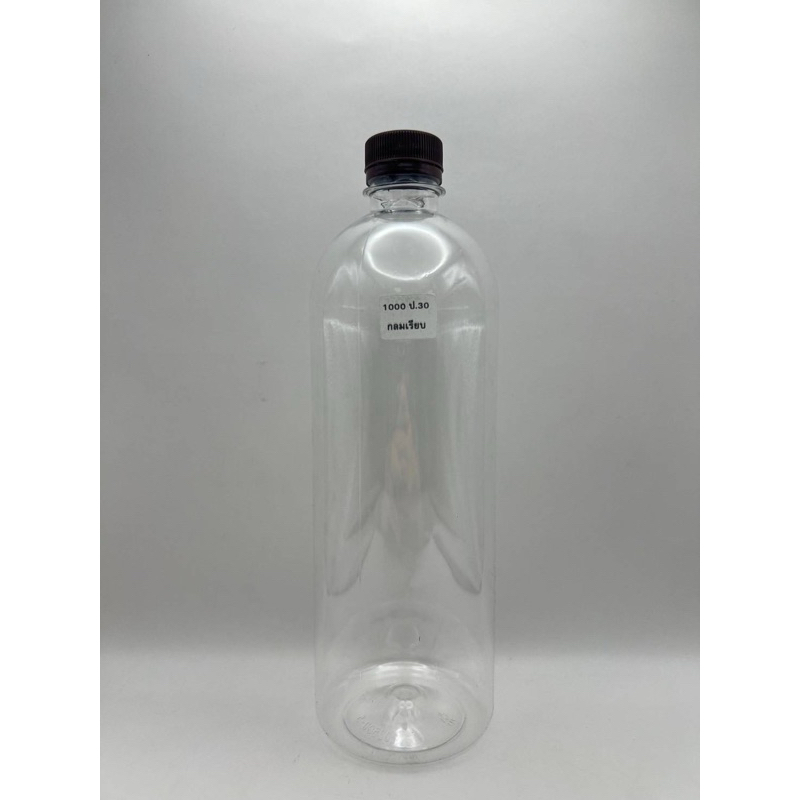 ขวดพลาสติก 1000 ml ทรงกลมเรียบ