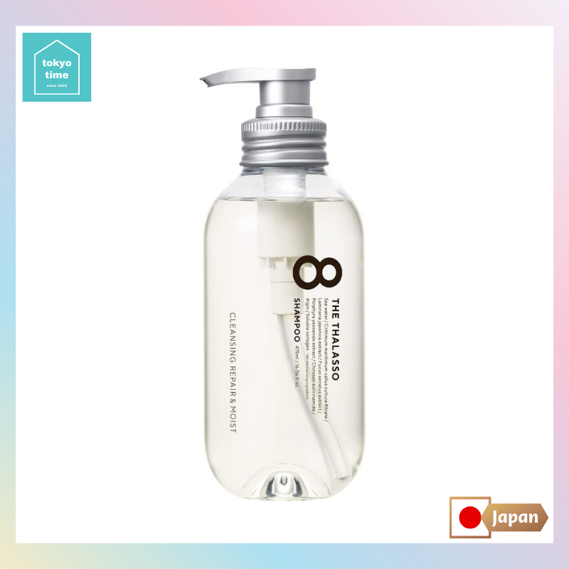 [8 THE THALASSO] Shampoo_Cleansing Repair & Moist_475ml [Direct from Japan]