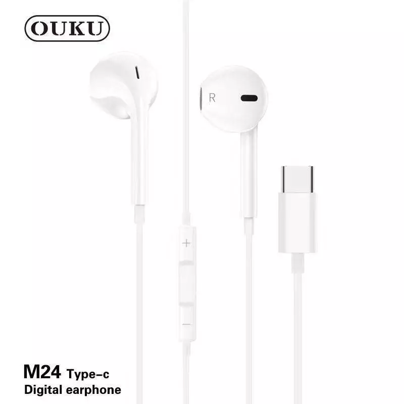 หูฟัง OUKU M24 Type-C มีไมค์ สำหรับ Samsung / Android / iPhone 15 / 16 / 17 thumbnail 8