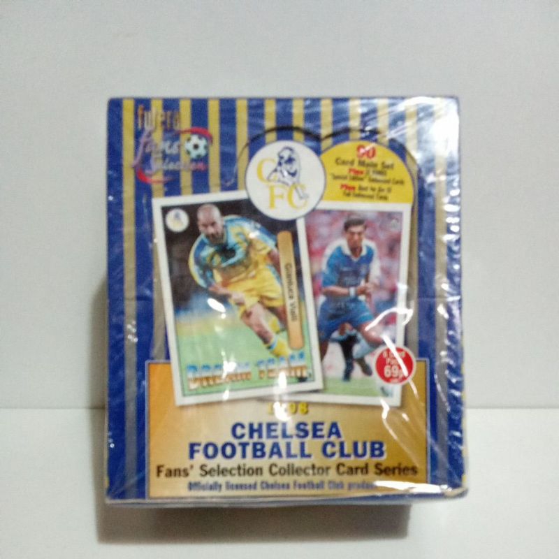 1998 CHELSEA FOOTBALL CLUB FAN'S SELECTION COLLECTOR CARD SERIES : FUTERA FANS SELECTION การ์ดนักฟุต