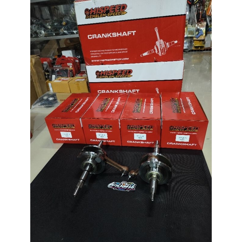 ข้อเหวี่ยงW125 แขนโต ชักเดิม 5,7 มีร่องลิ่ม เฟืองซ้ายขวา ลูกกปืนข้อ ลูกกปืนปลายก้าน ครบ ผ่านการบาลานซ์พิเศษ ใช้งานได้เลย