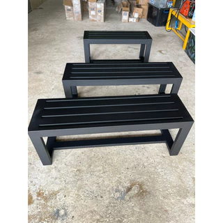 (เหล็กขนาด 3"x1.5") ม้านั่งกลางแจ้ง เหล็กกัลวาไนซ์ เก้าอี้ ไม่เป็นสนิม ม้านั่ง ม้านั่งยาว IDEA-0002
