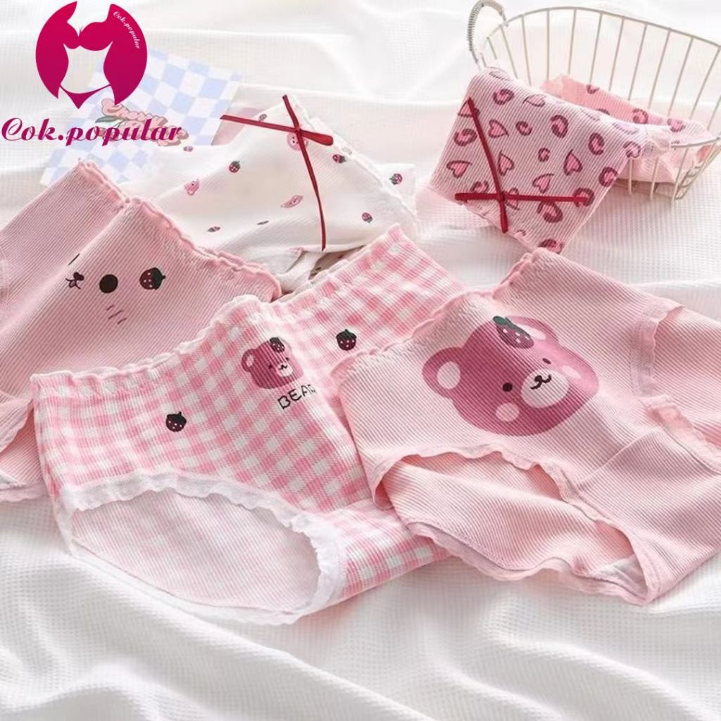 #187 กางเกงในผลิตจากผ้าฝ้าย รบกวนอ่านไซด์ก่อนสั่ง COK