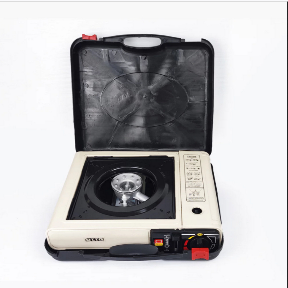 OTTO เตาแก๊สปิคนิคพกพา รุ่น GS-800 ออตโต้  ( คละสีแดง/ขาว ) เตาแก๊สปิคนิค เตาแก๊ส ปิคนิค พร้อมกระเป๋า