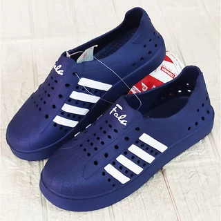 รองเท้าสวมหุ้มส้นคัทชูไฟล่อนสีสดใส เบอร์ 39-44 ราคาถูกคู่ละ 65 บาท น้ำหนักเบามาก ไม่อับชื้น สวมใส่สบาย
