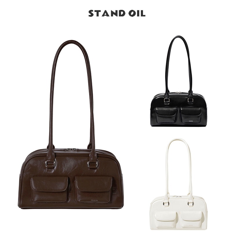 แท้100% [STAND OIL] Chubby Bag / Black / Marron / White stand oil thailand กระเป๋า ส่งต่อ พร้อมส่ง