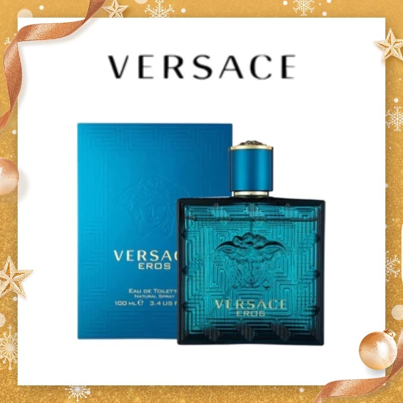 💯%แท้--Versace Eros EDT/Eros Flame EDP/Pour Homme Men's Perfume 100ML กล่องซีล น้ำหอมผู้ชาย