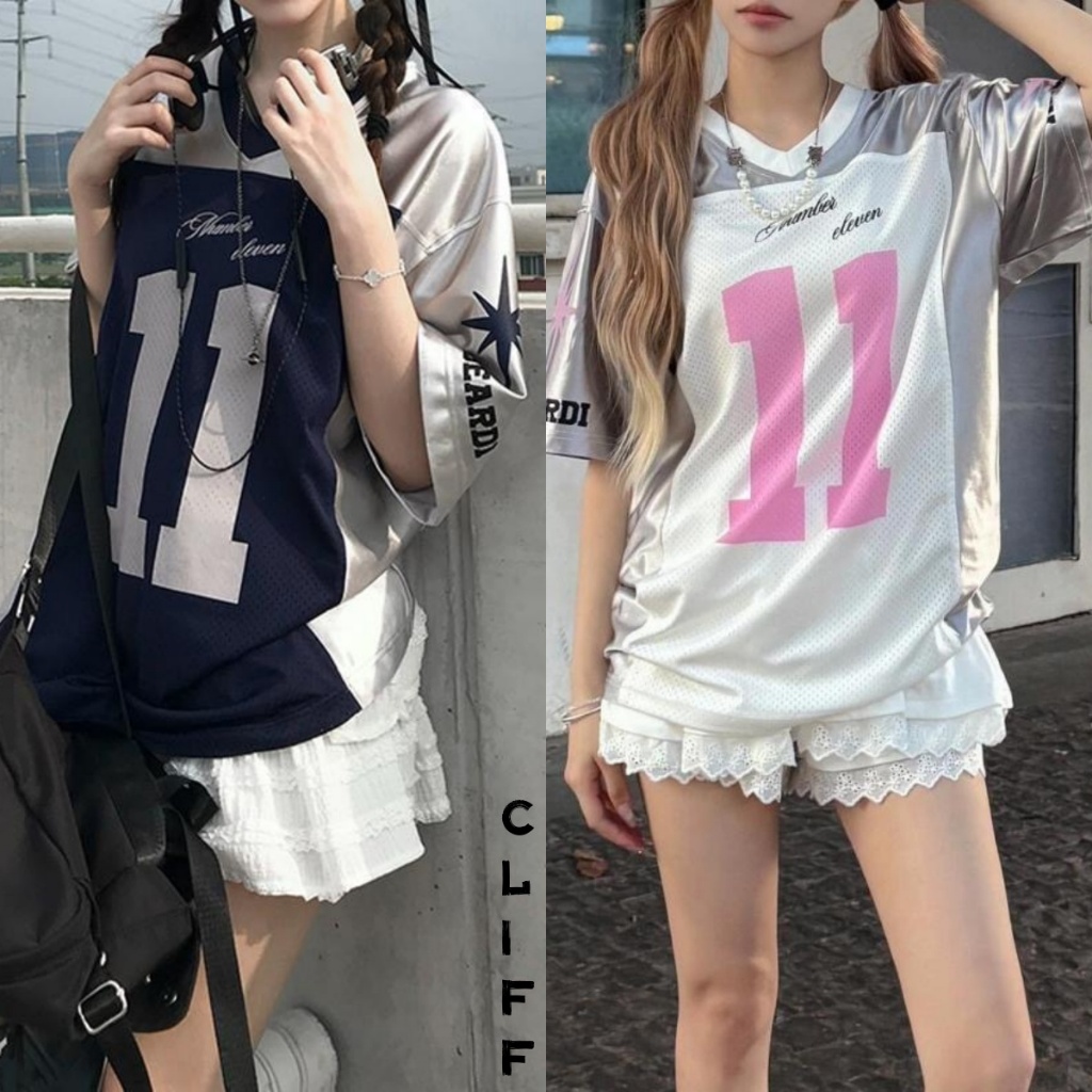 CLIFF ฤดูร้อน สไตล์อเมริกัน แขนสั้น ชาย กีฬา  เสื้อยืด แบบหลวม รูปที่ 2