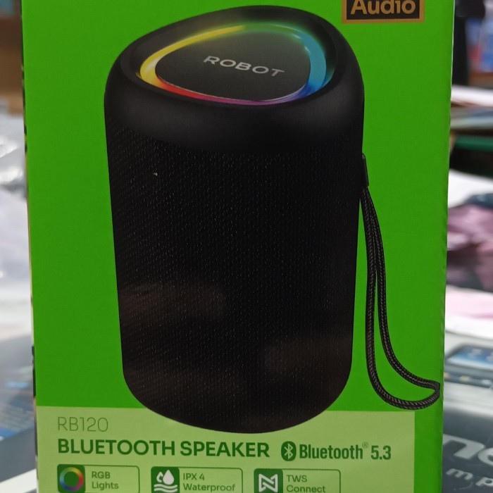 ROBOT RB120 Bluetooth Speaker Rgb Light Waterproof 5.3