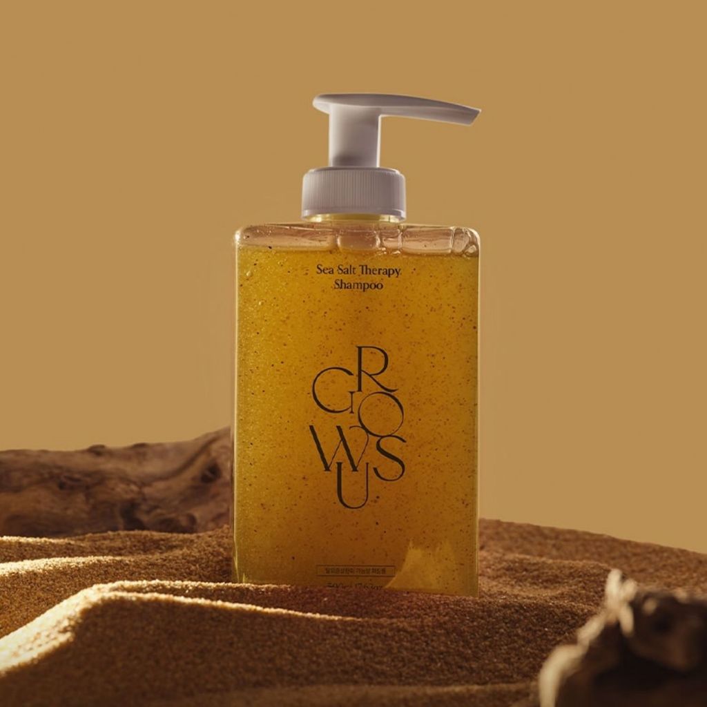 [แชมพูสครับ] GROWUS Sea Salt Therapy Shampoo 500 ml./17.63 fl.oz.