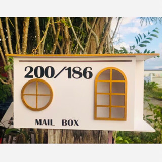 ตู้จดหมายมินิมอล#ตู้จดหมายพลาสวูด#ตู้ใส่จดหมาย#กล่องใส่จดหมา…