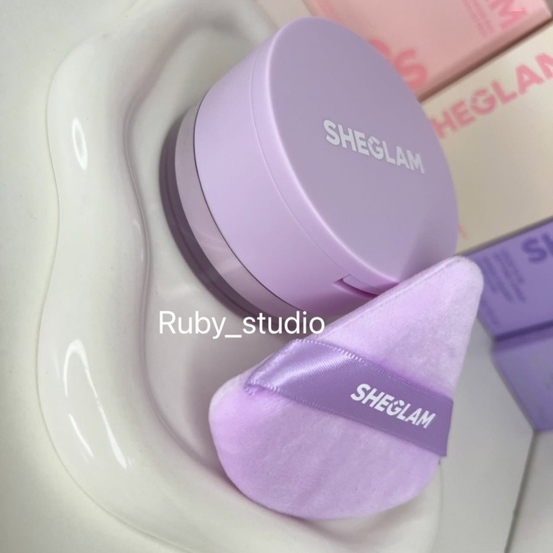 แป้งสีม่วง2in1 Sheglam Setting Powder พร้อมส่ง!!