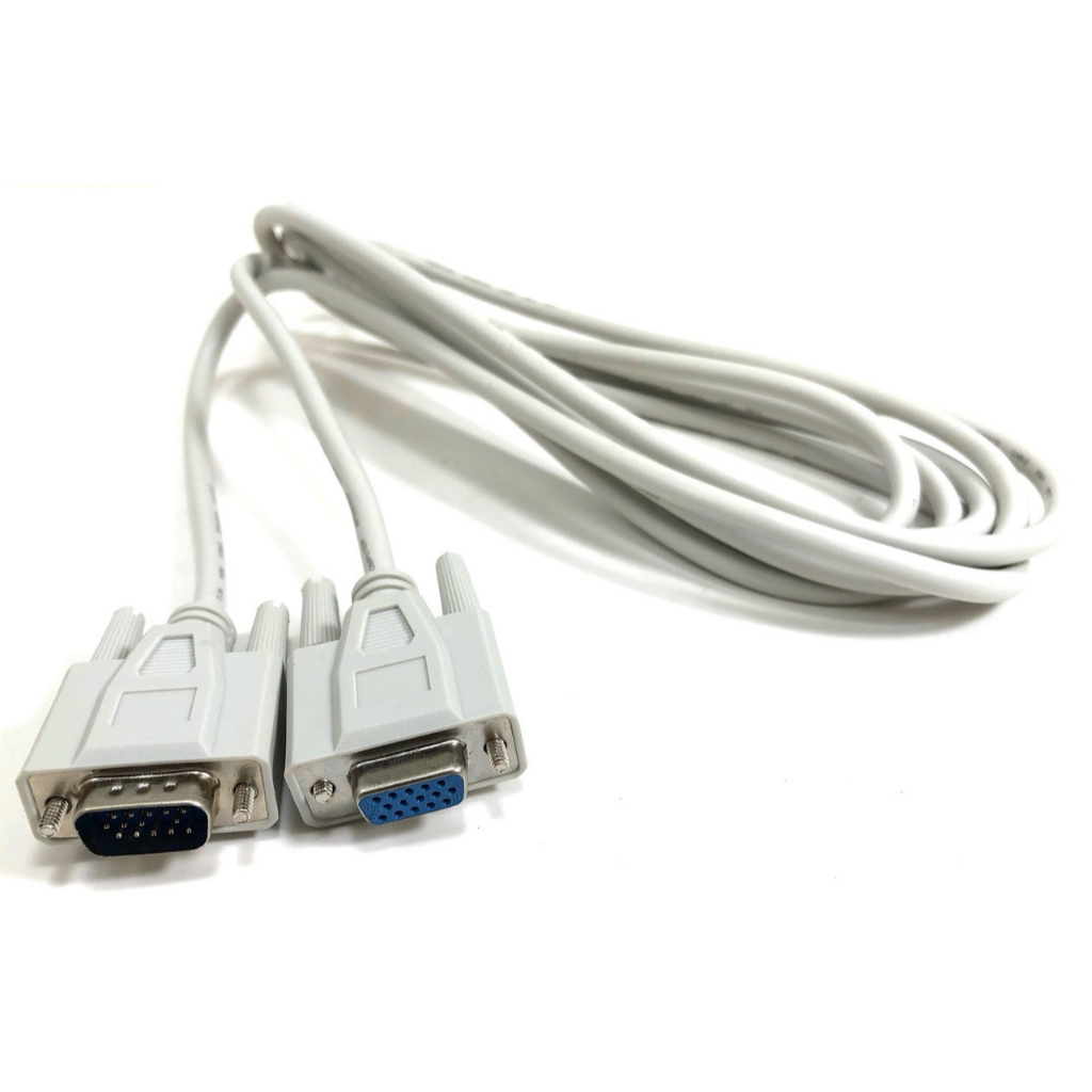 สาย vga cable M/F  แบบหัวตัวผู้-ตัวเมีย ความยาว 1.7M / 3M / 5M